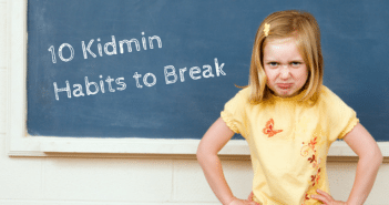 10 Kidmin Habits to Break habits