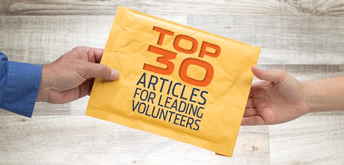 Top 30 Articles for Leading Volunteers