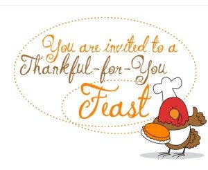 Free Thanksgiving invitation