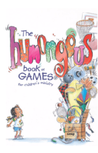 The book cover of The Humongous Book of Games for Children's Ministry, which includes elementary and preteen icebreaker ideas.