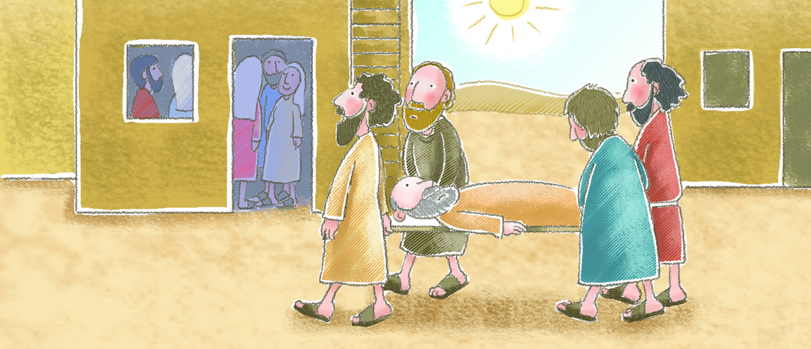 Sunday School Lesson: Jesus Heals and Forgives
