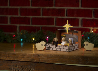 nativity set light of the world