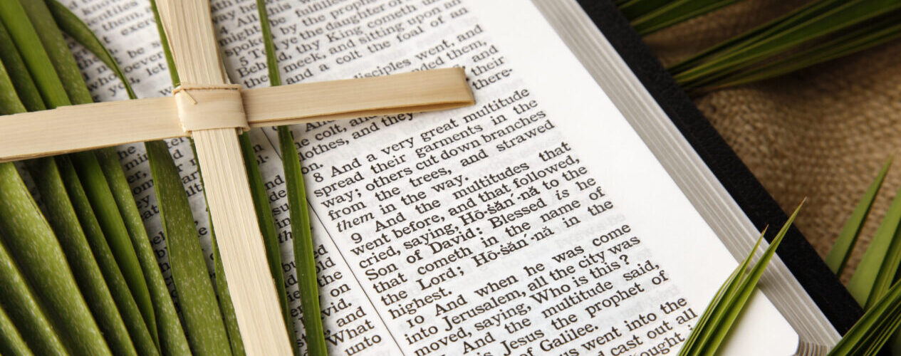 cross and Bible for lenten season