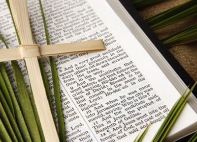 cross and Bible for lenten season