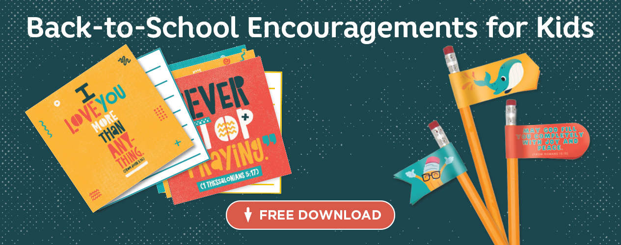 Back-to-School Lunch Box Notes & Pencil Toppers