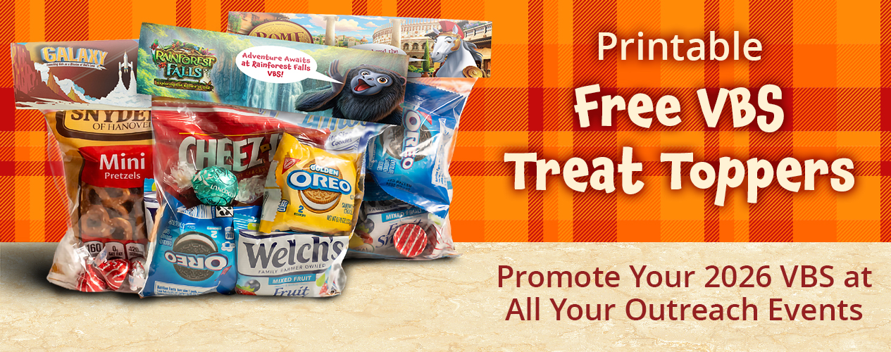 Free 2026 VBS Treat Toppers