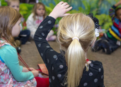 preschoolers at Sunday school