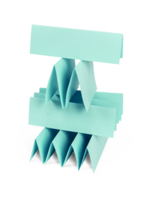 paper stacked for an object lesson